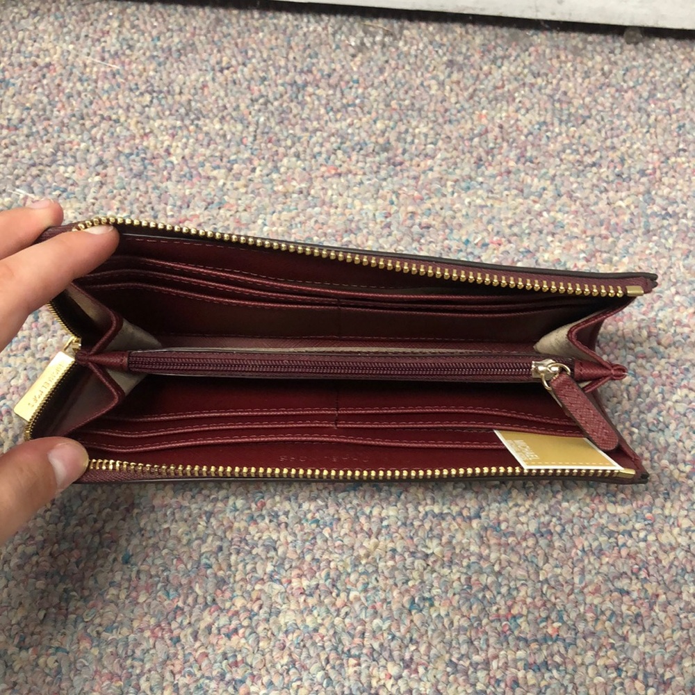 Michael Kors Burgundy Clutch - Picture 5 of 5